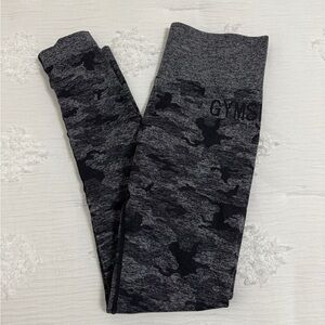 Gymshark Women's Gray Camouflage Leggings